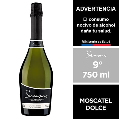 Espumante Sensus Moscatel Dolce 9° 750 Ml.
