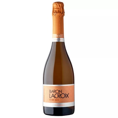 Espumante Undurraga baron lacroix demi seco botella 750 cc