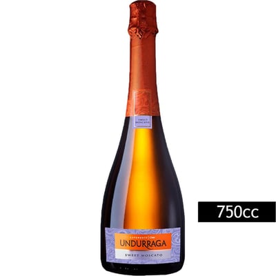 Espumante Undurraga sweet moscato botella 750 cc
