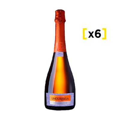 Espumante Undurraga Sweet Moscato Botella 750cc X6