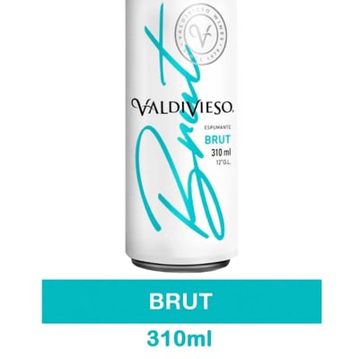 Espumante Valdivieso brut 12° lata 310 cc