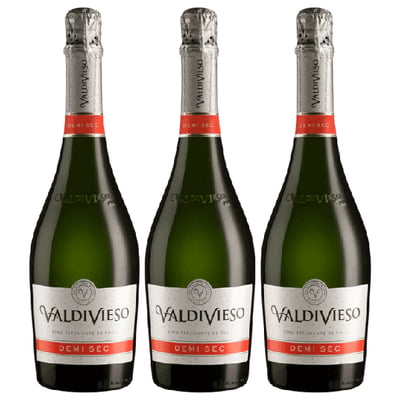 Espumante Valdivieso Demi Sec Botella 750cc X3