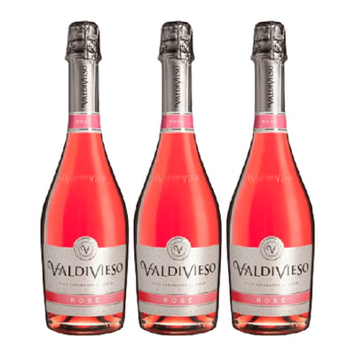 Espumante Valdivieso Rose Botella 750cc X3