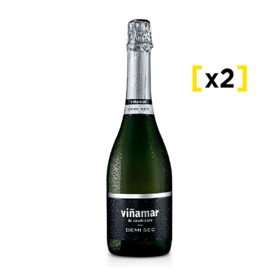 Espumante Viñamar Demi Sec Botella 750cc X2