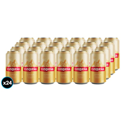 [EXP 21-11-25] 24x Cervezas Cusqueña en Lata 354cc