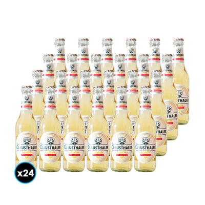 EXP [24-02] - 24x Cervezas Clausthaler Sin Alcohol Limón en Botella 330cc 