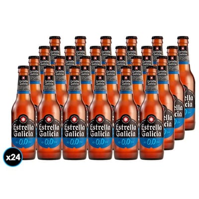 [Expiran 30/04] 24x Cerveza Estrella Galicia Sin Alcohol 330cc