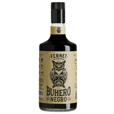 Fernet Argentino Buhero Negro - 700ml