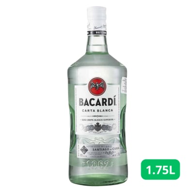 Galón Ron Blanco Bacardi - Carta Blanca - 1.75L
