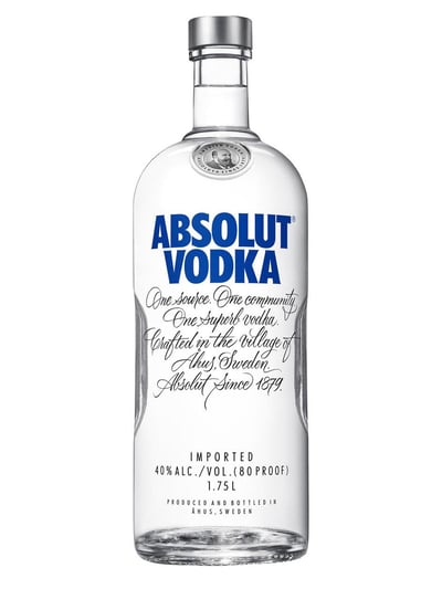 Galón Vodka Absolut Original 40˚ - 1.75L