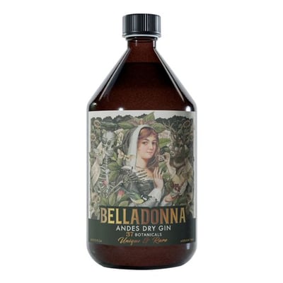 Gin Belladonna Andes Dry 1 Litro