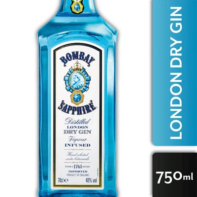 Gin Bombay Saphire London Dry 40˚ - 750ml