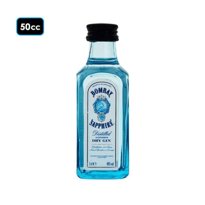 Gin Bombay Sapphire 50cc 47º alc.