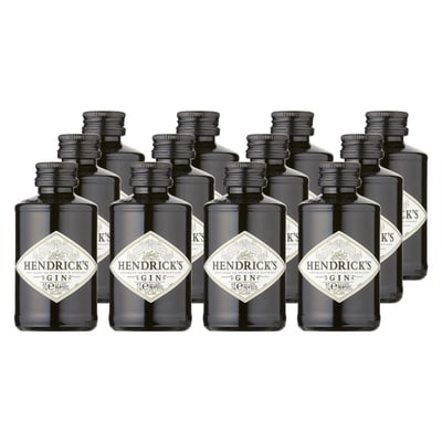 Gin Hendricks 41° Botella Miniatura 50ml x12