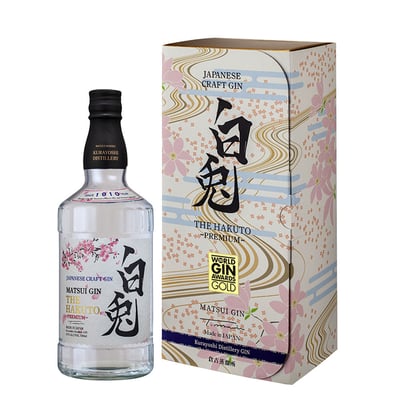 Gin Japonés The Hakuto Craft Gin 47˚ - 700ml