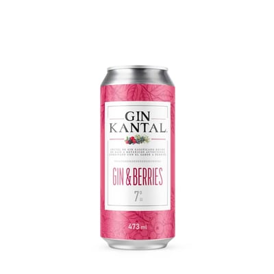 Gin Kantal Berries Lata 470cc (12 Unidades)