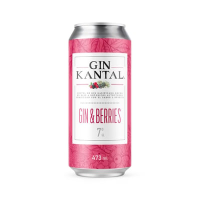 Gin Kantal berries lata 473 cc