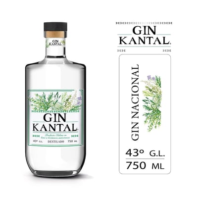 Gin Kantal botella 750 cc