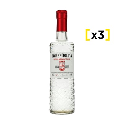 Gin La República Andina Botella 700cc X3