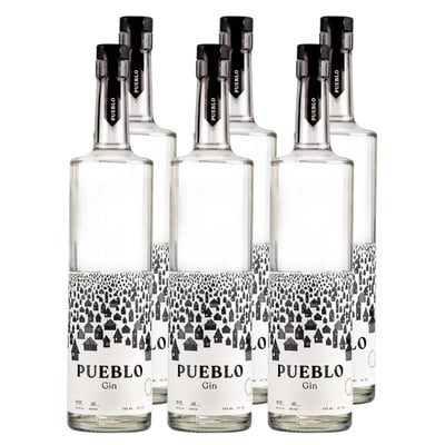 Gin Pueblo 40° 750 ml x6 ($9.990 c/u)