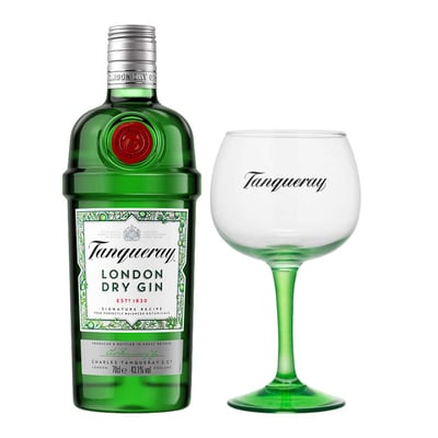 Gin Tanqueray 700cc 43.1ºalc. + Copón Tanqueray