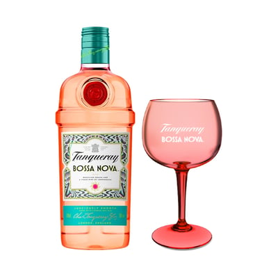 Gin Tanqueray Bossa Nova 700CC + Copa Acrílica Tanqueray Bossa Nova