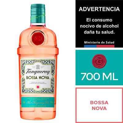 Gin Tanqueray bossa nova botella 700 cc