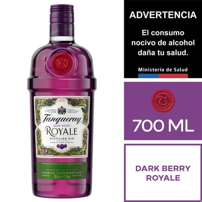Gin Tanqueray royale dark berry botella 700 ml