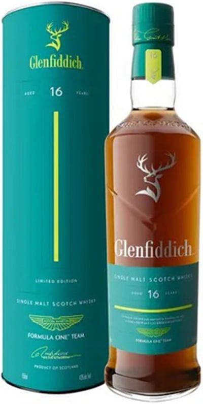 Glenfiddich 16 Años Single Malt 700cc Whisky Edicion Formula 1