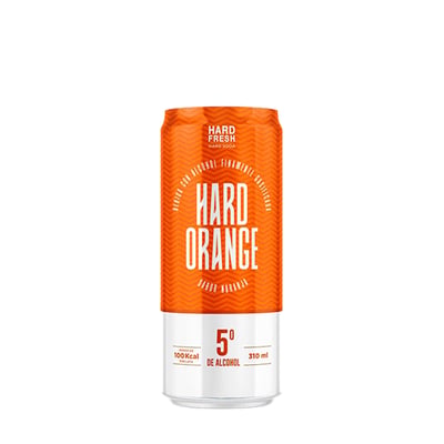 Hard Fresh Soda Orange Lata 310