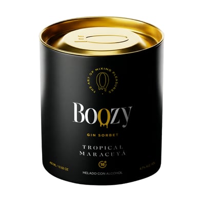 Helado Boozy Gin Tropical Maracuyá 4.7° 400ml