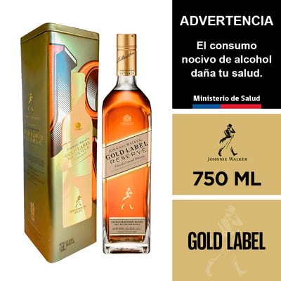 Johnnie Walker Gold Label Reserve 750 Ml + Caja Metálica