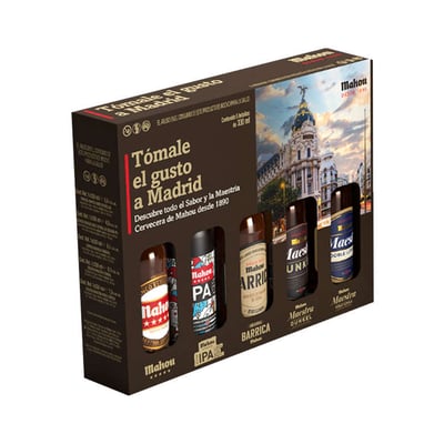 KIT MAHOU: 5x Variedades de la Cervecería Mahou
