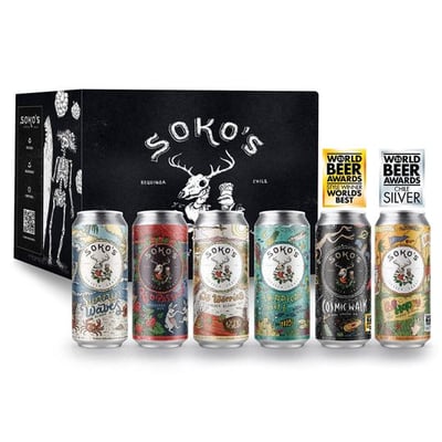 Kit Mix 6x Cervezas Sokos 473cc