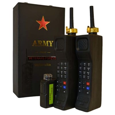 KIT Whisky Army Walkie-Talkie: 2x Walkie-Talkie 500cc 40° alc.