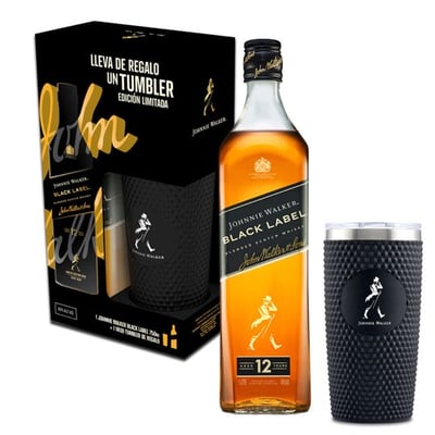 KIT Whisky Johnnie Walker Black Label 40° 750cc + Tumbler