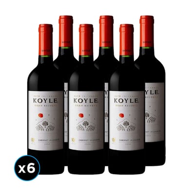 KOYLE GR (Cabernet Sauvignon): 6x Vinos Koyle Gran Reserva Cabernet Sauvignon 750cc
