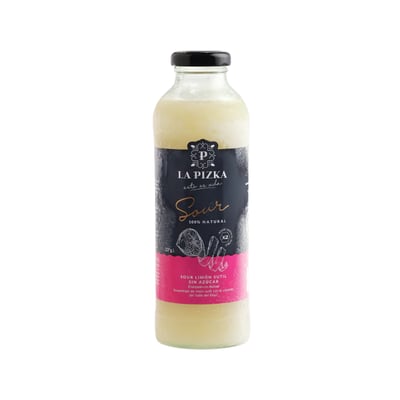 La Pizka Pisco Sour Limón Sutil Sin Azucar 475ml