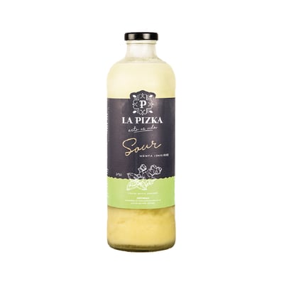 La Pizka Sour Menta Jengibre Botella 1l