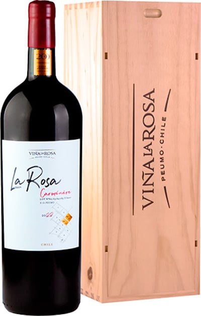 La Rosa La Rosa Carmenere 2022 Magnum 1,500cc En Caja De Madera