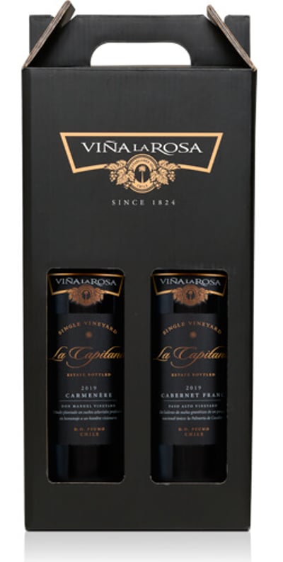 La Rosa Pack La Capitana S. V. 1 Carmenere + 1 Cab. Franc C/e