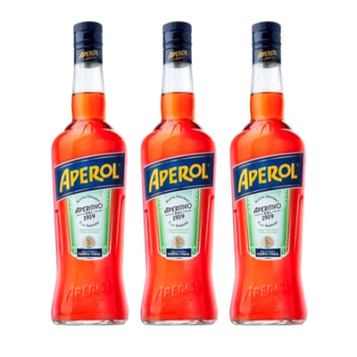 Licor Aperitivo Aperol 750cc x3