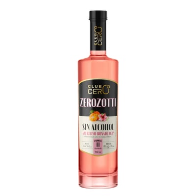 Licor Aperitivo Sin Alcohol Zerozotti Rosato 0,0˚ - 750ml