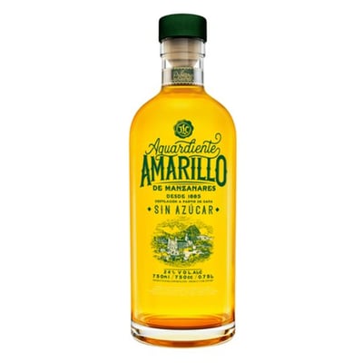Licor De Anís Amarillo De Manizales Sin Azucar 750cc 24°alc.