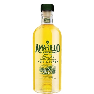 Licor de Anís Amarillo de Manzanares Sin Azúcar 750cc