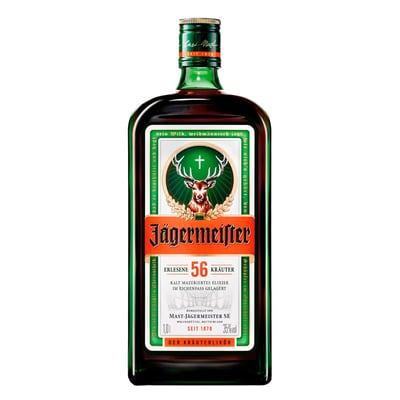 Licor de hierbas Jagermeister botella 1 L