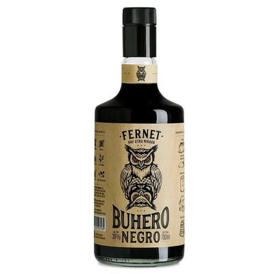 Licor fernet Buhero negro botella 700 cc