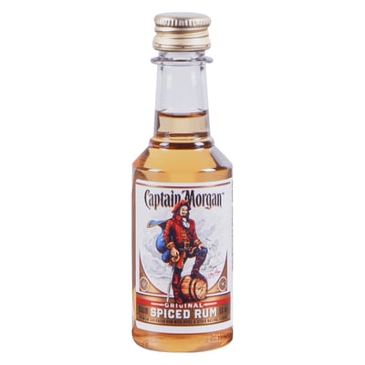 Miniatura Ron Captain Morgan - Spiced Gold 50ml (plástico)