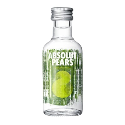Miniatura Vodka Absolut - Pears 50ml (vidrio)