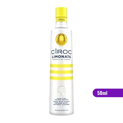 Miniatura Vodka Ciroc Limonata - 50ml (vidrio)